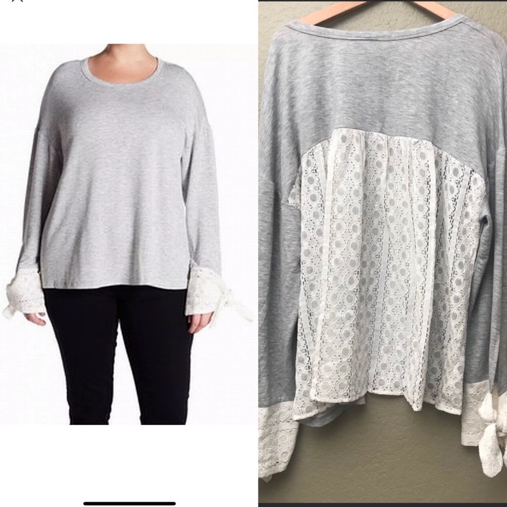 Good Luck Gem Plus Size Sweatshirt Style Top (1x)